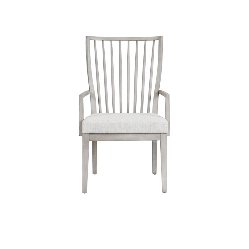 Windsor Back Arm Chair in Gray