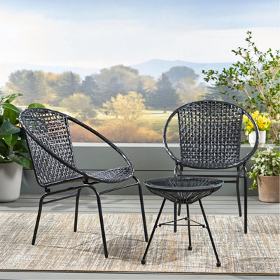 Polyethylene (PE) Wicker 2 - Person Seating Group