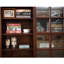American style sliding cabinet door bookcase