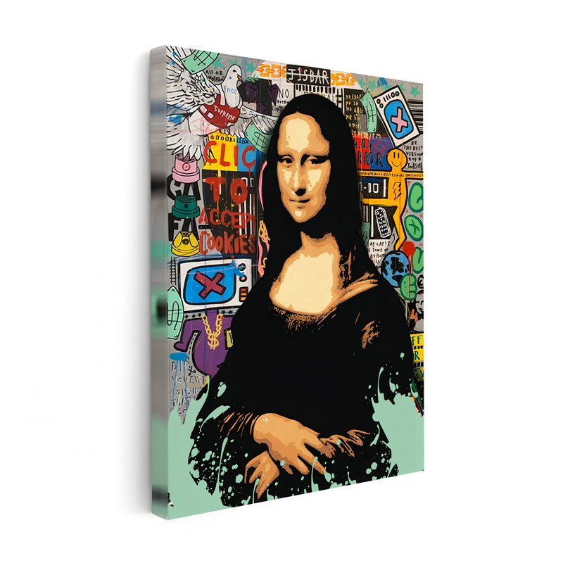 Portrait de la Joconde, Unframed, Canvas, 08"H x 10"W