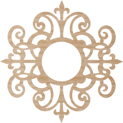 Médaillon de plafond en bois Dijon