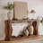 63 "Farmhouse Console Table with Storage