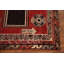 Tapis traditionnel géométrique rouge 4 x 8