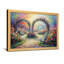 Scène de banc avec sentier floral-442267690-442267691-442267685