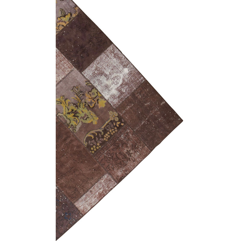 Tapis rétro patchwork turc