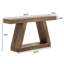 Table de canapé, console, table d'appoint à deux niveaux Vintage