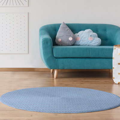 Chenille Geometric Indoor Rug