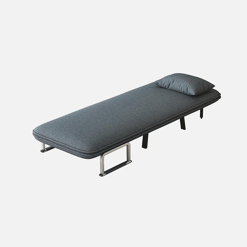 31.5-inch convertible chair bed, a three-fold sofa bed with adjustable backrest and pillow, a sturdy steel frame休闲lounge chair sofa, suitable for homes and offices, a comfortable recliner.