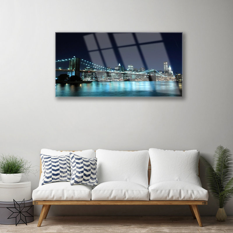 Bridge Sea - Unframed Photograph on Glass