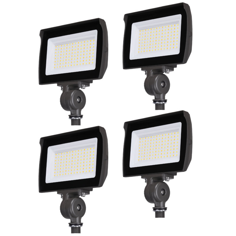 3CCT 30W/15W LED Security Flood Light Outdoor, 120/277V, Knuckle Mounted, IP65 Waterproof