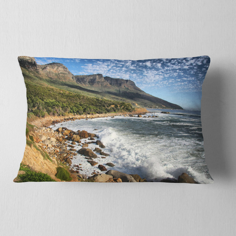 Magnifique coussin lombaire en mer south africain