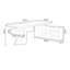 Bureau brun clair + bois massif rectangulaire noir + bureaux en fer-108304473-108304475