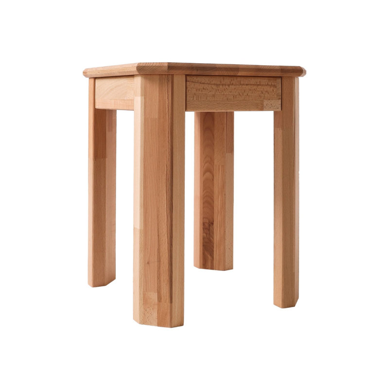 Schneck Solid Wood Accent Stool