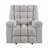 Chenille Upholstered Reclining Chair-1073970904