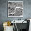 "Epic Graffiti" London Map Black "par Laura Marshall, art mural sur toile-102879789