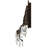 Rustic Lodge Steel Flush Mounted Sconce