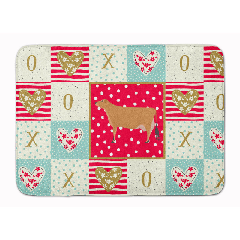 Tapis de cuisine Love, Vache jersiaise