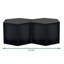 Table de bout 47,24 po Hexagonal Table d'appoint table de chevet Sumac birmane 2 pièces (table basse uniquement, sans chaises)-632179272