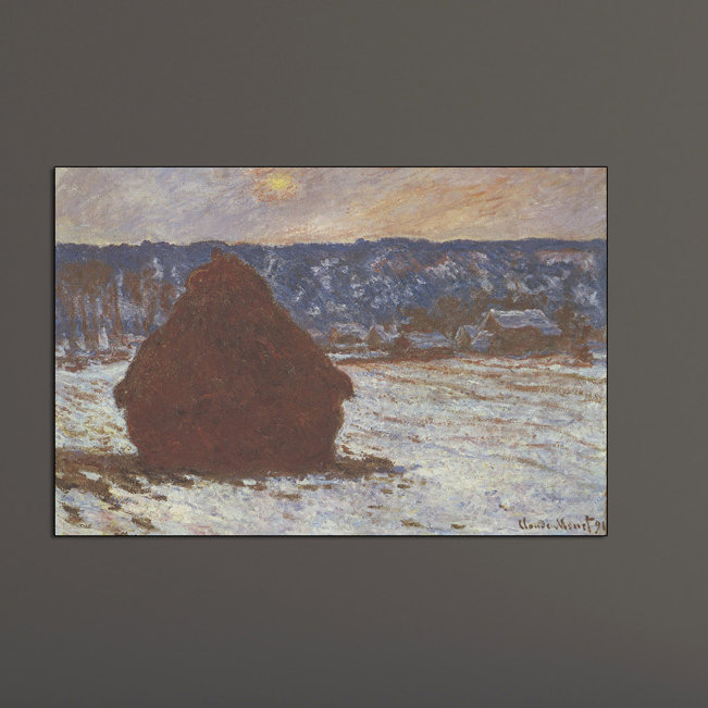 Claude Monet - Wrapped Canvas Painting, 90cm H x 135cm W x 1.8cm D