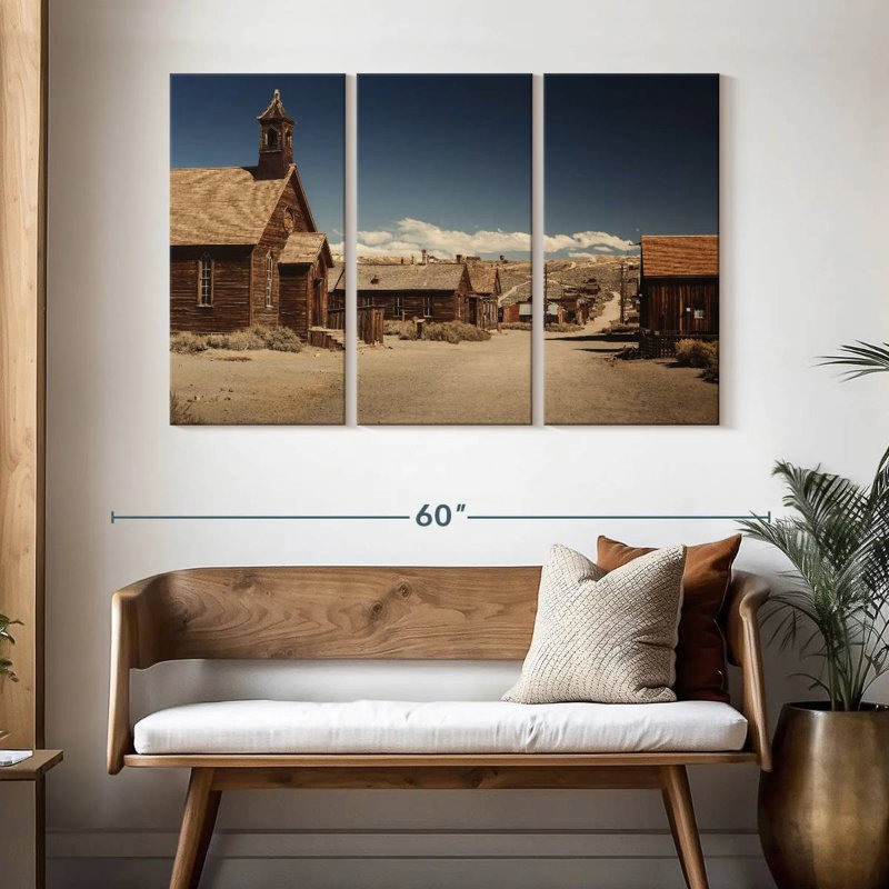 Lelar Bodie Ghost Town, 32" H x 50" W
