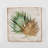 15.8'' Tropical Leaf Wall Art Set of 2 Metal & Wood Wall Decor, Handmade Rustic Farmhouse Style