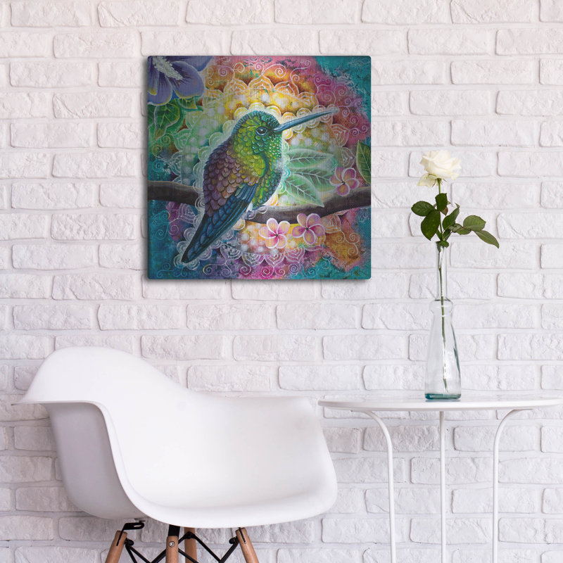  «Colours of Joy» par Verena Wild, art mural en métal, 24 po x 24 po, H 24 po x l 24 po