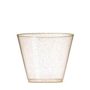 Gobelets à paillettes pour 100 invités 9 oz