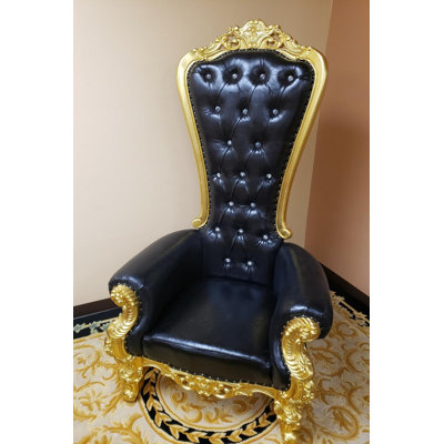 Kyrie Faux Leather Club Chair