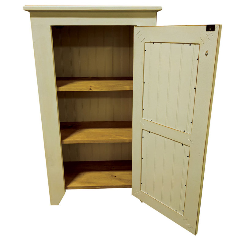 Ossett Solid Wood Accent Cabinet, Cream