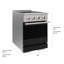 ZLINE 24 in. Marino Induction Range with 3 Element Cooktop and Electric Oven with Black Matte Door