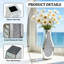 Vase de table en cristal