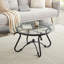Tempered Glass Surface Coffee Table Set