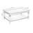 Retro Nut-Brown Solid Wood Rectangular Coffee Table