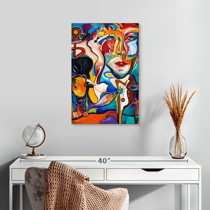 Leisha Mirage Abstract, 24" H x 16" W
