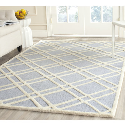 Rossmoor Rectangle Geometric Wool Hand Woven Area Rug