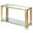 Eesha 47.25'' Glass Top Console Table-52490779