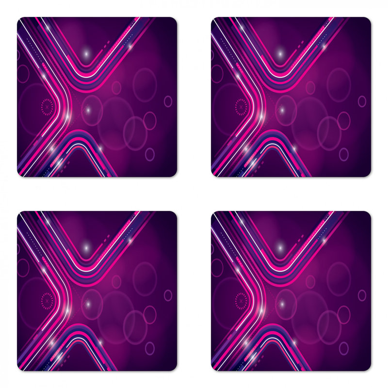 Square 4 Piece Coaster Set
