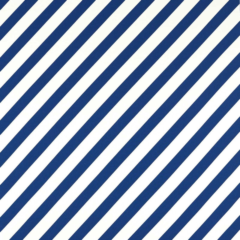 Paper Straw Stripe Fabric, Lapis