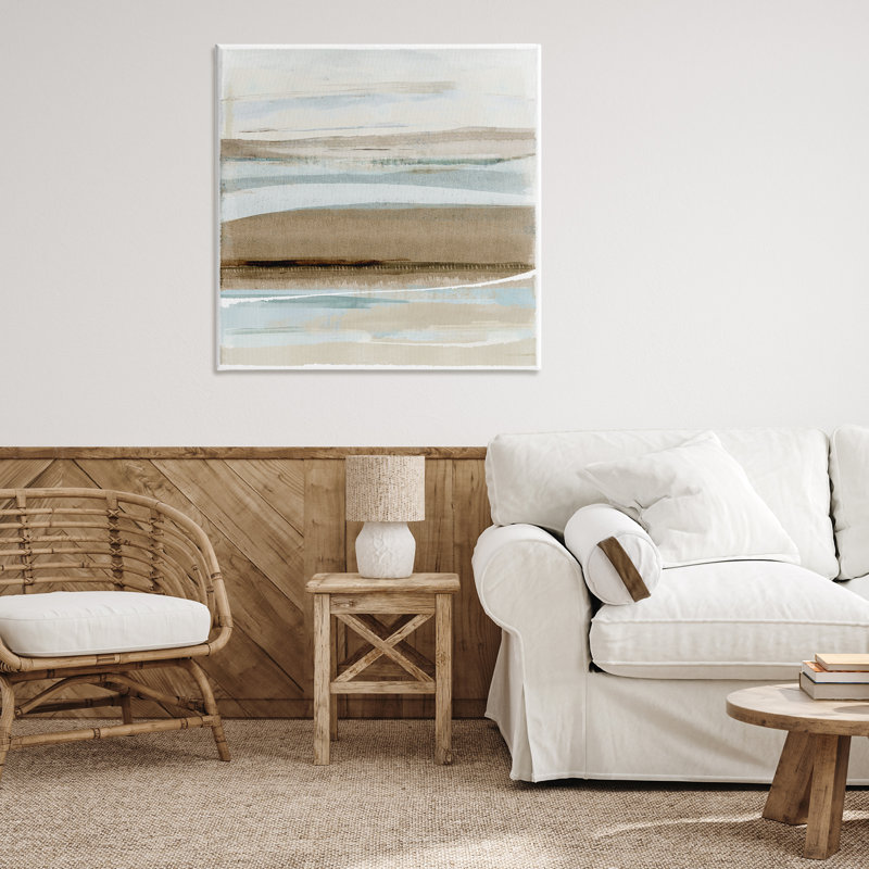 «Soft Winter Sands» par Flora Kouta, H 36 po x l 36 po x P 1,5 po