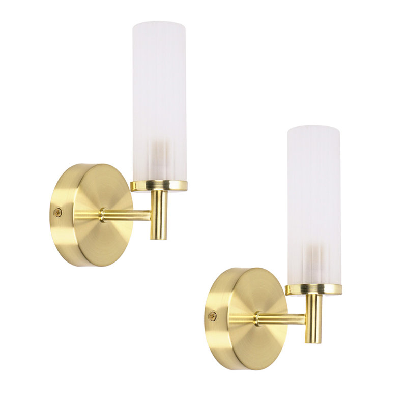 Adelea Glass Armed Sconce, Yes