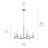 Crosby 6-Light Brushed Nickel Chandelier with Clear Glass Shades-1763201572