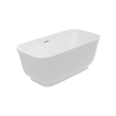 Mina 59.1'' x 29.6'' Soaking Acrylic Bathtub