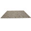 Tapis gris moderne en similicuir 8X10