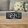 Modern & Contemporary Digital Electric Tabletop Clock with Alarm in White