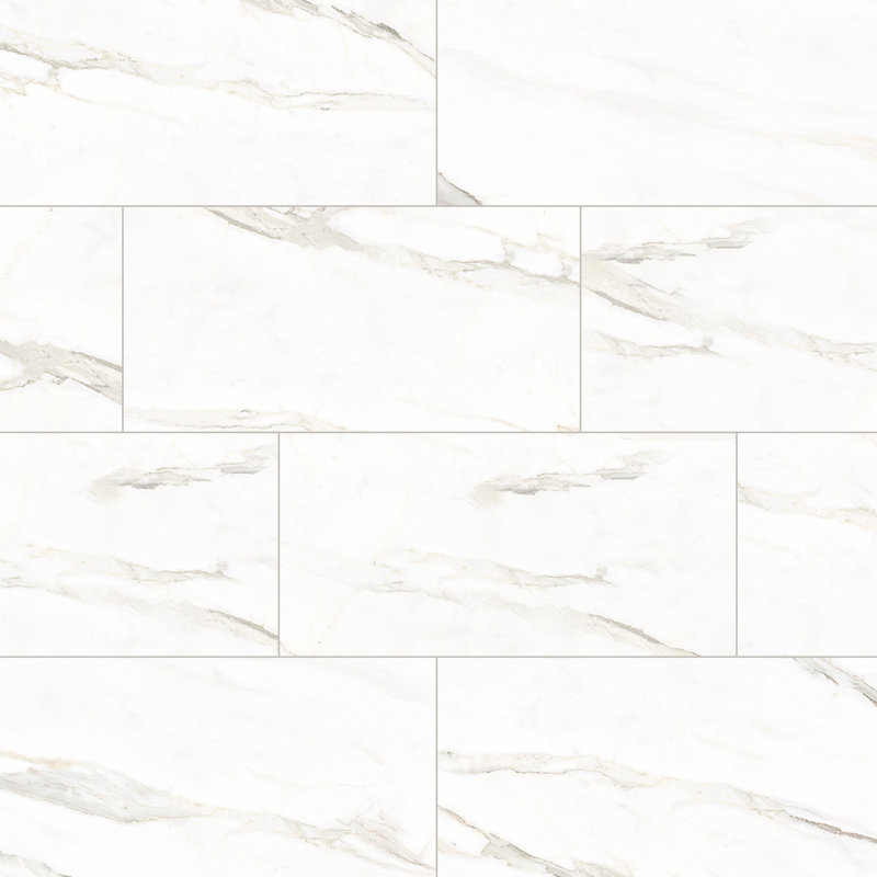 Ravenna Calacatta Oro 12 x 24, Blanc