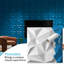 20 Pack Decorative 3D Wall Panels, 19 Sq.Feet PVC Interior Wall Decor For Office, Bedroom, Kitchen-1126154548