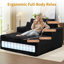 Fauteuil de relaxation intérieur surdimensionné de 57,5 ​​pouces avec revêtement en velours côtelé doux-2002236705