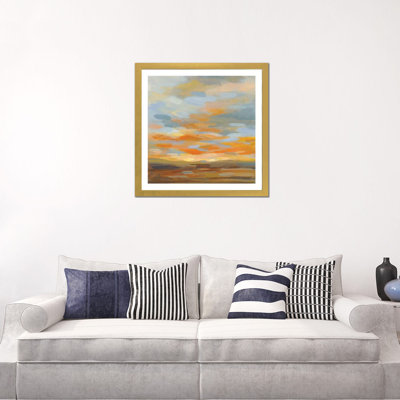 " High Desert Sky II Blue " Oil Painting