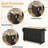 63" Movable Kitchen Island with Drop Leaf and Power Outlet, Rolling Kitchen Cart with Rubber wood Countertop, Island Table on Wheels for Kitchen w/2 Drawers, Spice Rack, Towel Bar, Adjustable Shelves-150418667