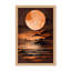 Nature Inspired Full Moon by  - Picture Frame Painting on Paper-131284506-131294004-131294006